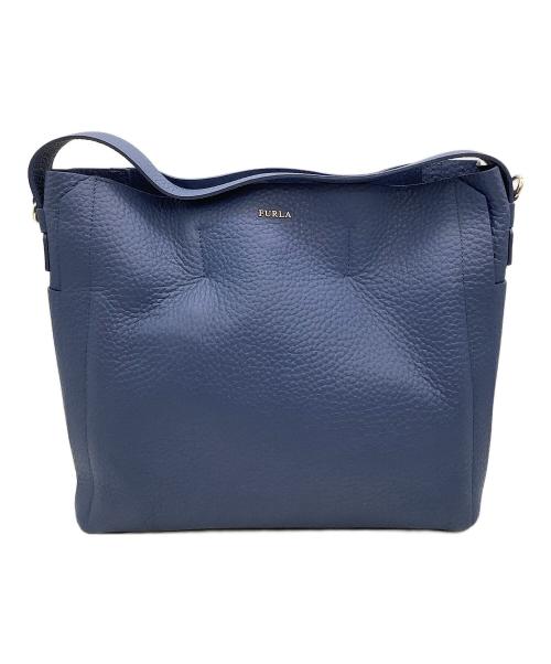 FURLA（フルラ）FURLA (フルラ) カプリッチョ2WAYバッグ F6852 ブルーの古着・服飾アイテム