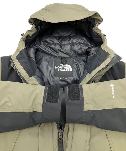 THE NORTH FACE（ザ ノース フェイス）THE NORTH FACE (ザ ノース フェイス) ダウンジャケット ブラック×グリーン サイズ:Sの古着・服飾アイテム