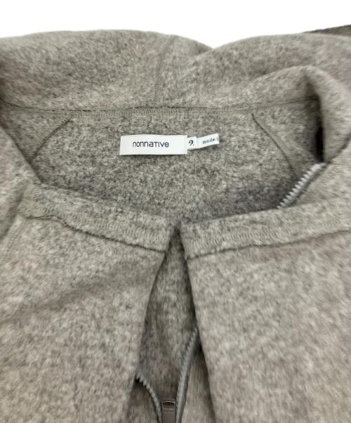 nonnative（ノンネイティブ）nonnative (ノンネイティブ) MASTER FULL ZIP GOWN W/N JERSEY ブラウン サイズ:2の古着・服飾アイテム