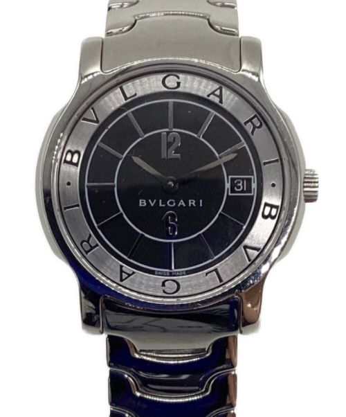 BVLGARI（ブルガリ）BVLGARI (ブルガリ) 腕時計 ブラックの古着・服飾アイテム