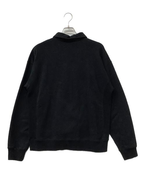 BlackEyePatch（ブラックアイパッチ）BlackEyePatch (ブラックアイパッチ) スウェット NAUTICAL HALF ZIP SWEAT ブラック サイズ:Lの古着・服飾アイテム