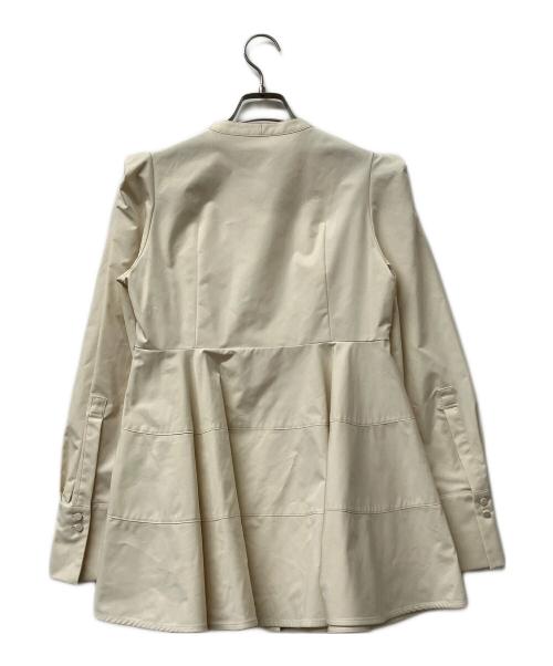 CELFORD（セルフォード）CELFORD (セルフォード) ボウタイペプラムブラウス　☆ ベージュ サイズ:S 未使用品の古着・服飾アイテム