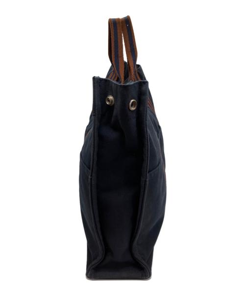 HERMES（エルメス）HERMES (エルメス) フールトゥMM ネイビー×ブラウンの古着・服飾アイテム