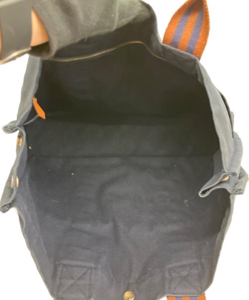 HERMES（エルメス）HERMES (エルメス) フールトゥMM ネイビー×ブラウンの古着・服飾アイテム