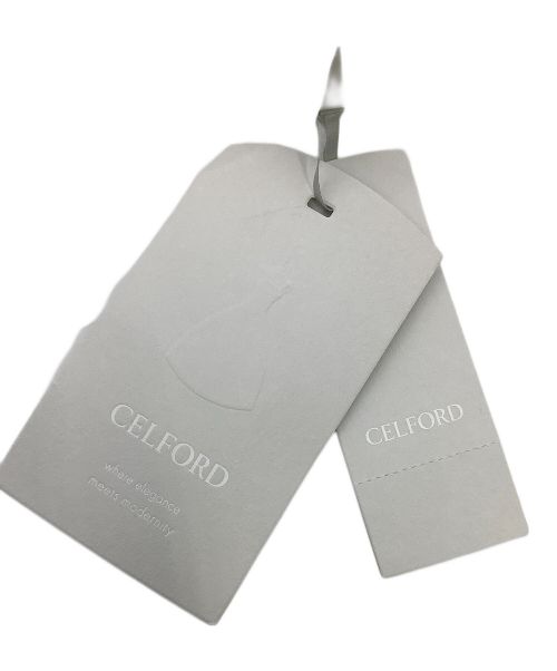CELFORD（セルフォード）CELFORD (セルフォード) バックフレアワンピース ホワイト サイズ:36の古着・服飾アイテム