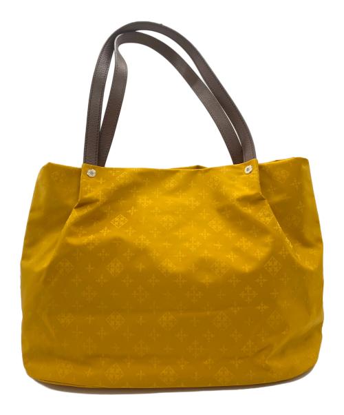 russet（ラシット）russet (ラシット) トートバッグ イエロー×ブラウンの古着・服飾アイテム