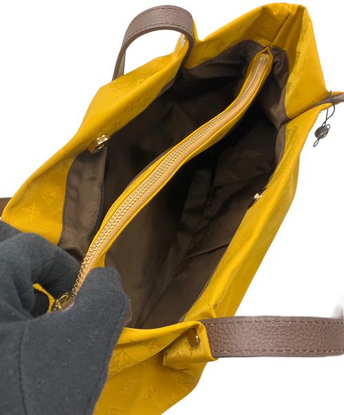 russet（ラシット）russet (ラシット) トートバッグ イエロー×ブラウンの古着・服飾アイテム