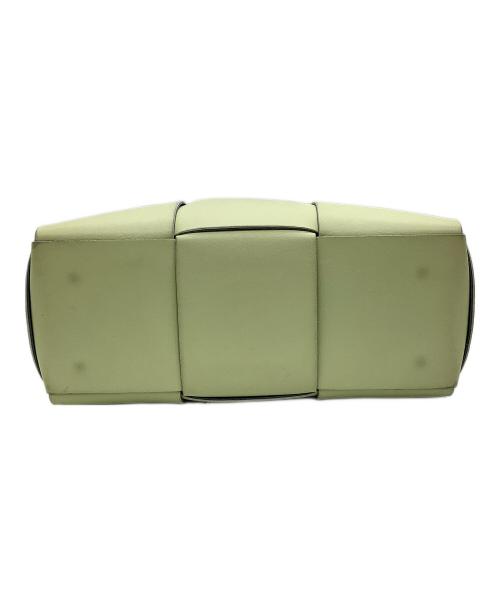 BOTTEGA VENETA（ボッテガベネタ）BOTTEGA VENETA (ボッテガベネタ) スモール アルコ トート 黄緑の古着・服飾アイテム