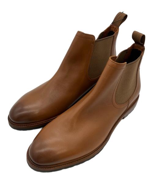 COLE HAAN（コールハーン）COLE HAAN (コールハーン) サイドゴアブーツ バークシャー ラグ チェルシーブーツ ブラウン サイズ:9 1/2の古着・服飾アイテム