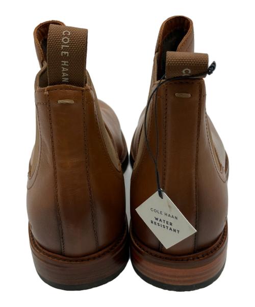 COLE HAAN（コールハーン）COLE HAAN (コールハーン) サイドゴアブーツ バークシャー ラグ チェルシーブーツ ブラウン サイズ:9 1/2の古着・服飾アイテム
