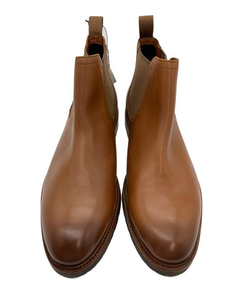 COLE HAAN（コールハーン）COLE HAAN (コールハーン) サイドゴアブーツ バークシャー ラグ チェルシーブーツ ブラウン サイズ:9 1/2の古着・服飾アイテム