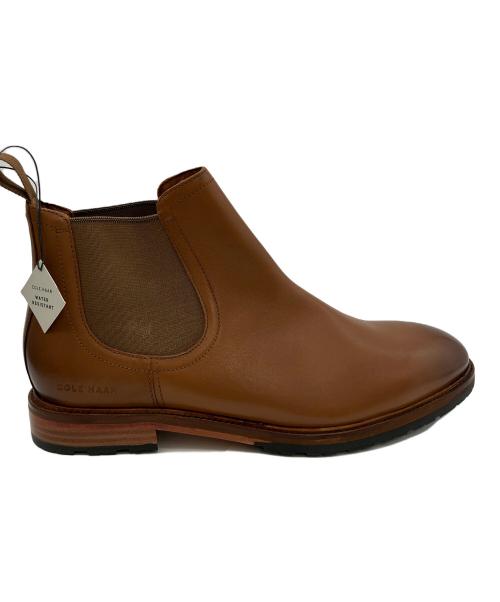 COLE HAAN（コールハーン）COLE HAAN (コールハーン) サイドゴアブーツ バークシャー ラグ チェルシーブーツ ブラウン サイズ:9 1/2の古着・服飾アイテム