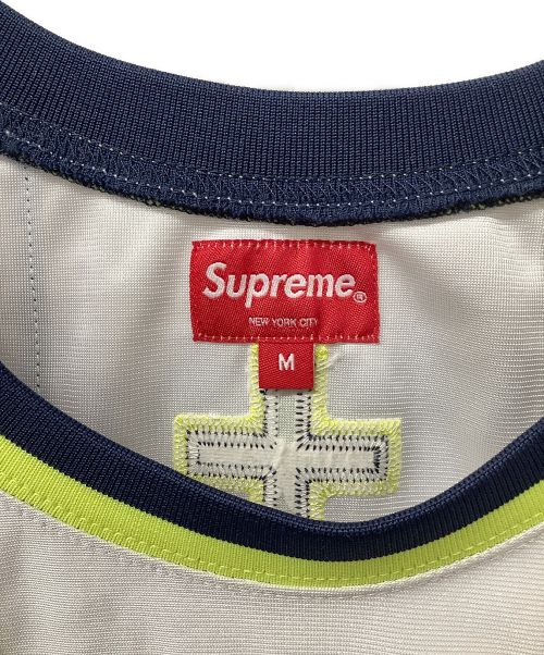 SUPREME（シュプリーム）SUPREME (シュプリーム) タンクトップ ホワイト×ネイビー×ライム サイズ:Mの古着・服飾アイテム