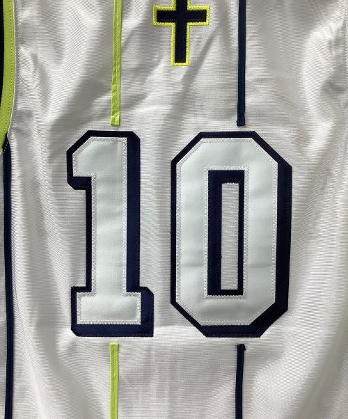 SUPREME（シュプリーム）SUPREME (シュプリーム) タンクトップ ホワイト×ネイビー×ライム サイズ:Mの古着・服飾アイテム