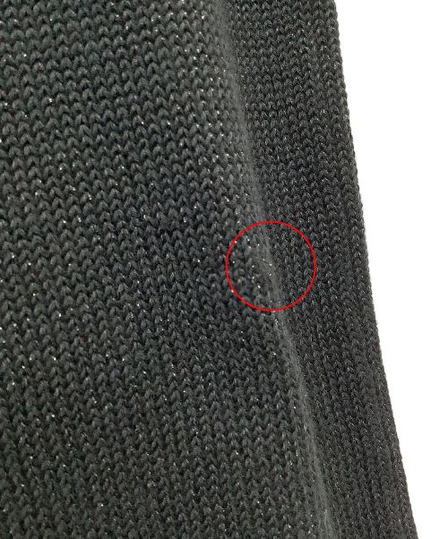 Lily Brown（リリーブラウン）Lily Brown (リリーブラウン) クロシェニットワンピース ブラック サイズ:Fの古着・服飾アイテム