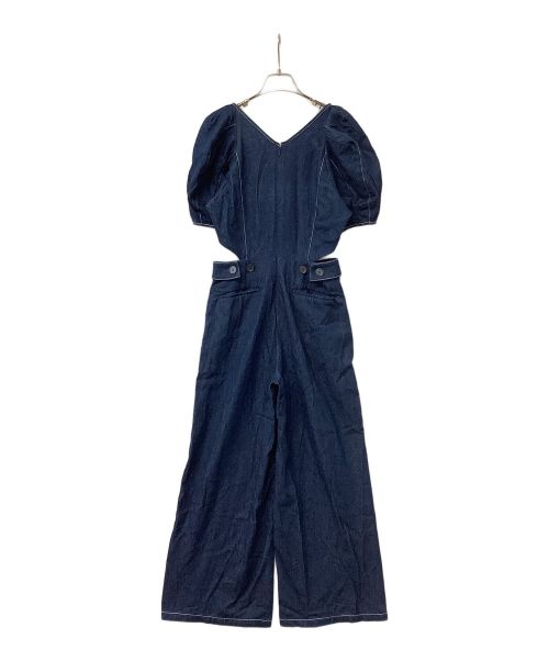 Snidel（スナイデル）Snidel (スナイデル) サイドスリットオールインワン インディゴの古着・服飾アイテム