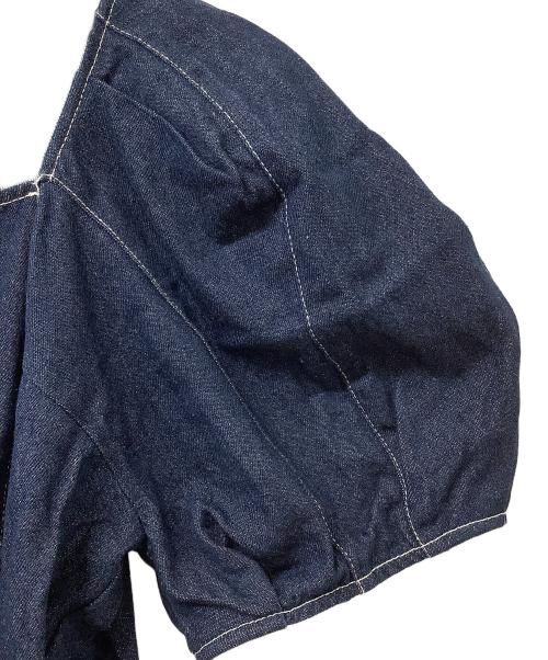 Snidel（スナイデル）Snidel (スナイデル) サイドスリットオールインワン インディゴの古着・服飾アイテム