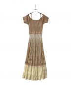 eimy istoireエイミーイストワール）の古着「ワンピース」｜ピンク×アイボリー