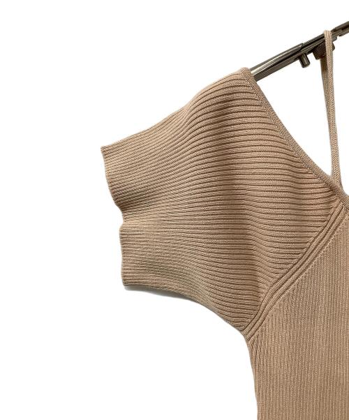 eimy istoire（エイミーイストワール）eimy istoire (エイミーイストワール) ワンピース ピンク×アイボリー サイズ:Fの古着・服飾アイテム