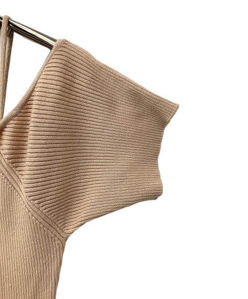 eimy istoire（エイミーイストワール）eimy istoire (エイミーイストワール) ワンピース ピンク×アイボリー サイズ:Fの古着・服飾アイテム