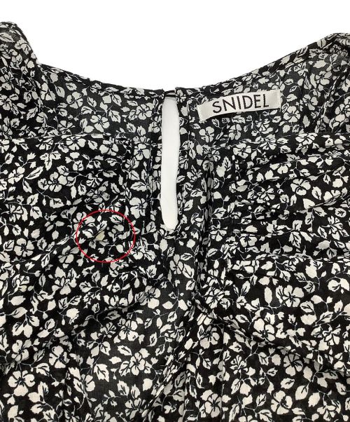 Snidel（スナイデル）Snidel (スナイデル) ワンピース ブラック×ホワイト サイズ:1の古着・服飾アイテム