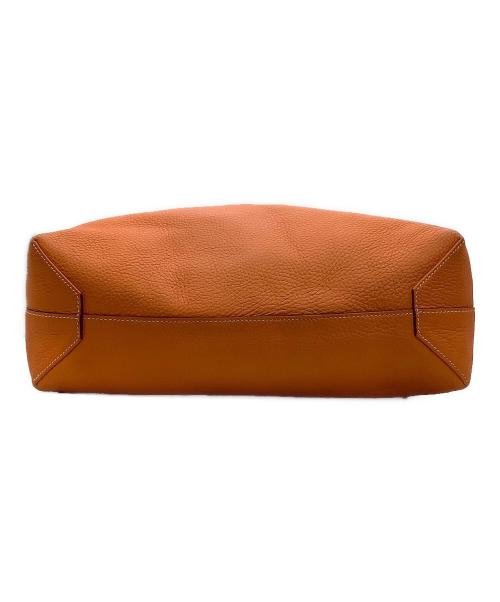 HERMES（エルメス）HERMES (エルメス) ドゥブルセンス40リバーシブルトートバッグ オレンジ×ブラウンの古着・服飾アイテム