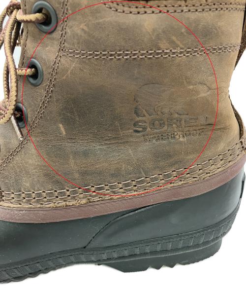 SOREL（ソレル）SOREL (ソレル) レインブーツ　CHYANNE　II ブラウン サイズ:25の古着・服飾アイテム