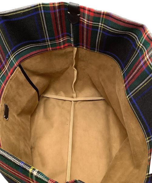 A VACATION（ア ヴァケーション）A VACATION (ア ヴァケーション) VASTトートバッグ チェック柄 23AW-A33-0-05 マルチカラーの古着・服飾アイテム