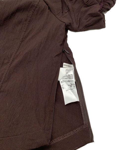 Snidel（スナイデル）Snidel (スナイデル) 半袖ブラウス ワイン サイズ:ONE SIZEの古着・服飾アイテム