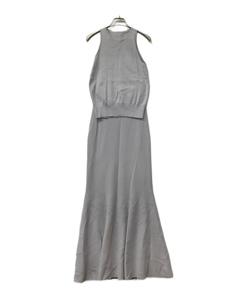 anuans（アニュアンス）anuans (アニュアンス) アメスリニットセットアップ パープル サイズ:Fの古着・服飾アイテム