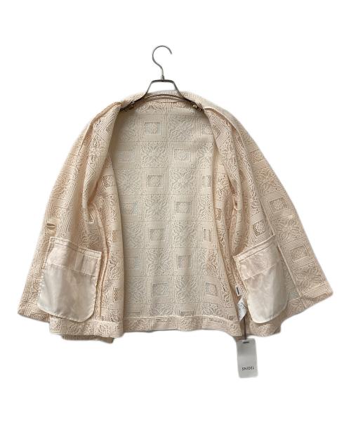 Snidel（スナイデル）Snidel (スナイデル) ジャケット パネルレースジャケット アイボリーの古着・服飾アイテム
