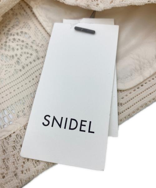 Snidel（スナイデル）Snidel (スナイデル) ジャケット パネルレースジャケット アイボリーの古着・服飾アイテム