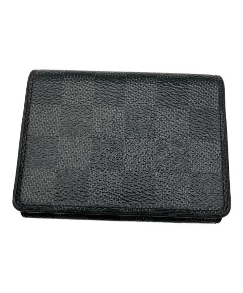 LOUIS VUITTON（ルイ ヴィトン）LOUIS VUITTON (ルイ ヴィトン) カードケース ダミエ・グラフィット  アンヴェロップ・カルト・ドゥ・ヴィジットの古着・服飾アイテム