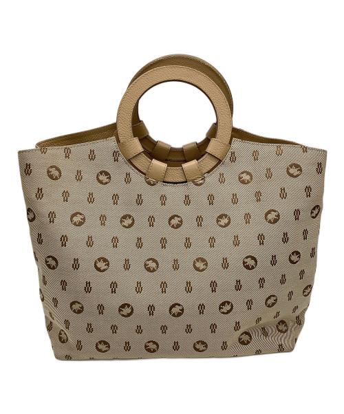 HUNTING WORLD（ハンティングワールド）HUNTING WORLD (ハンティングワールド) ハンドバッグ 8693506 ベージュの古着・服飾アイテム