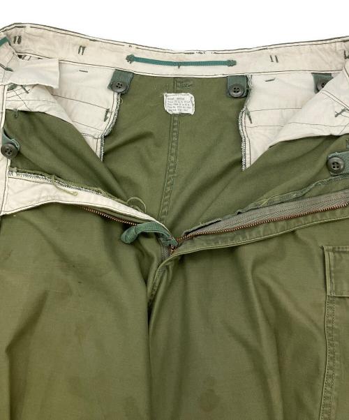 US ARMY（ユーエスアーミー）US ARMY (ユーエスアーミー) ミリタリーパンツ フィールドパンツ グリーン サイズ:MEDIUM - REGULARの古着・服飾アイテム