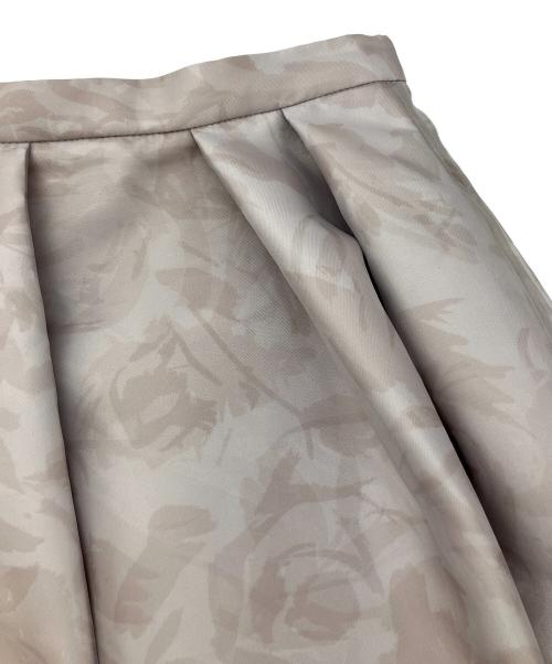 CELFORD（セルフォード）CELFORD (セルフォード) ロングスカート　花柄 ベージュ サイズ:Mの古着・服飾アイテム