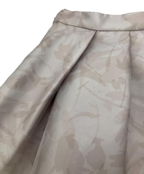 CELFORD（セルフォード）CELFORD (セルフォード) ロングスカート　花柄 ベージュ サイズ:Mの古着・服飾アイテム