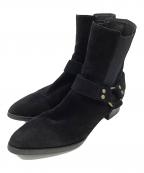 WHダブルエイチ）の古着「サイドゴアリングブーツ 菅原靴店別注モデル」｜ブラック