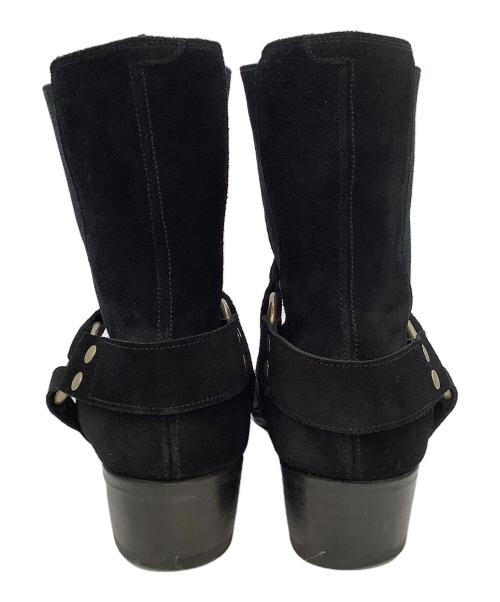 WH（ダブルエイチ）WH (ダブルエイチ) サイドゴアリングブーツ 菅原靴店別注モデル ブラック サイズ:10の古着・服飾アイテム