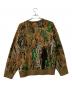 SUPREME (シュプリーム) 厚手ニット　ブラウン×グリーン　Trebark Camo Sweater　 ブラウン サイズ:L：9000円