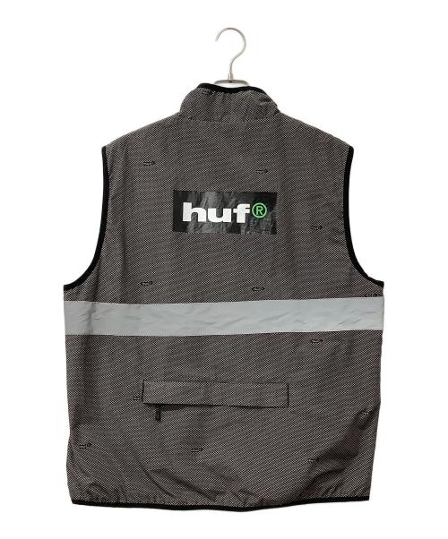 HUF（ハフ）HUF (ハフ) ジップアップベスト OG TECH VEST グレー サイズ:Lの古着・服飾アイテム