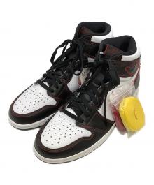 NIKE（ナイキ）の古着「ハイカットスニーカー AIR JPRDAN 1 HIGH OG DEFIANT」｜ホワイト×ブラック