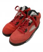 NIKEナイキ）の古着「ハイカットスニーカー AIR JORDAN 5 RETRO」｜レッド