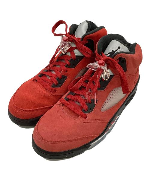NIKE（ナイキ）NIKE (ナイキ) ハイカットスニーカー AIR JORDAN 5 RETRO レッド サイズ:cm 26の古着・服飾アイテム