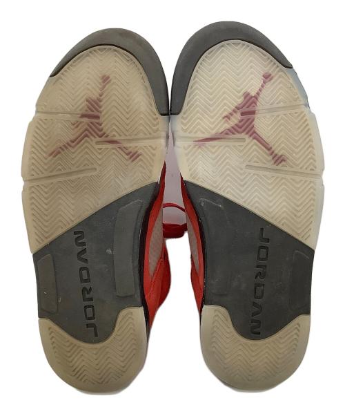 NIKE（ナイキ）NIKE (ナイキ) ハイカットスニーカー AIR JORDAN 5 RETRO レッド サイズ:cm 26の古着・服飾アイテム
