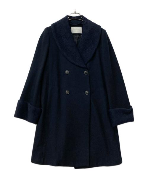 BALLSEY（ボールジィ）BALLSEY (ボールジィ) ダブルメルトンコート ネイビー サイズ:34の古着・服飾アイテム