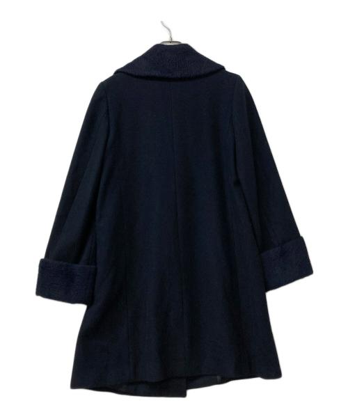 BALLSEY（ボールジィ）BALLSEY (ボールジィ) ダブルメルトンコート ネイビー サイズ:34の古着・服飾アイテム