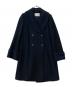 BALLSEY（ボールジィ）の古着「ダブルメルトンコート」｜ネイビー