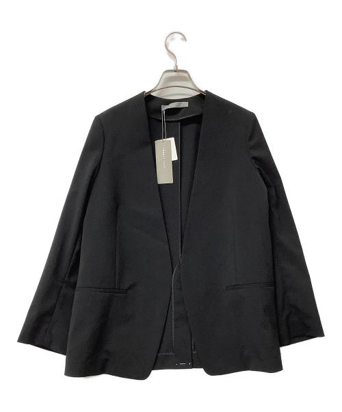 theory luxe（セオリーリュクス）theory luxe (セオリーリュクス) ノーカラージャケット SYCAMORE 2 WHITNEY ブラック サイズ:36の古着・服飾アイテム