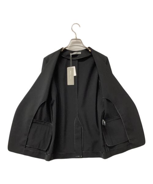 theory luxe（セオリーリュクス）theory luxe (セオリーリュクス) ノーカラージャケット SYCAMORE 2 WHITNEY ブラック サイズ:36の古着・服飾アイテム